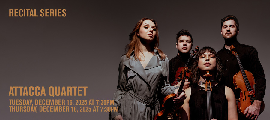 Recital Series: Attacca Quartet