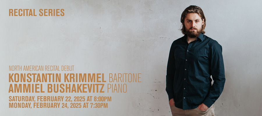 Recital Series: Konstantin Krimmel & Ammiel Bushakevitz